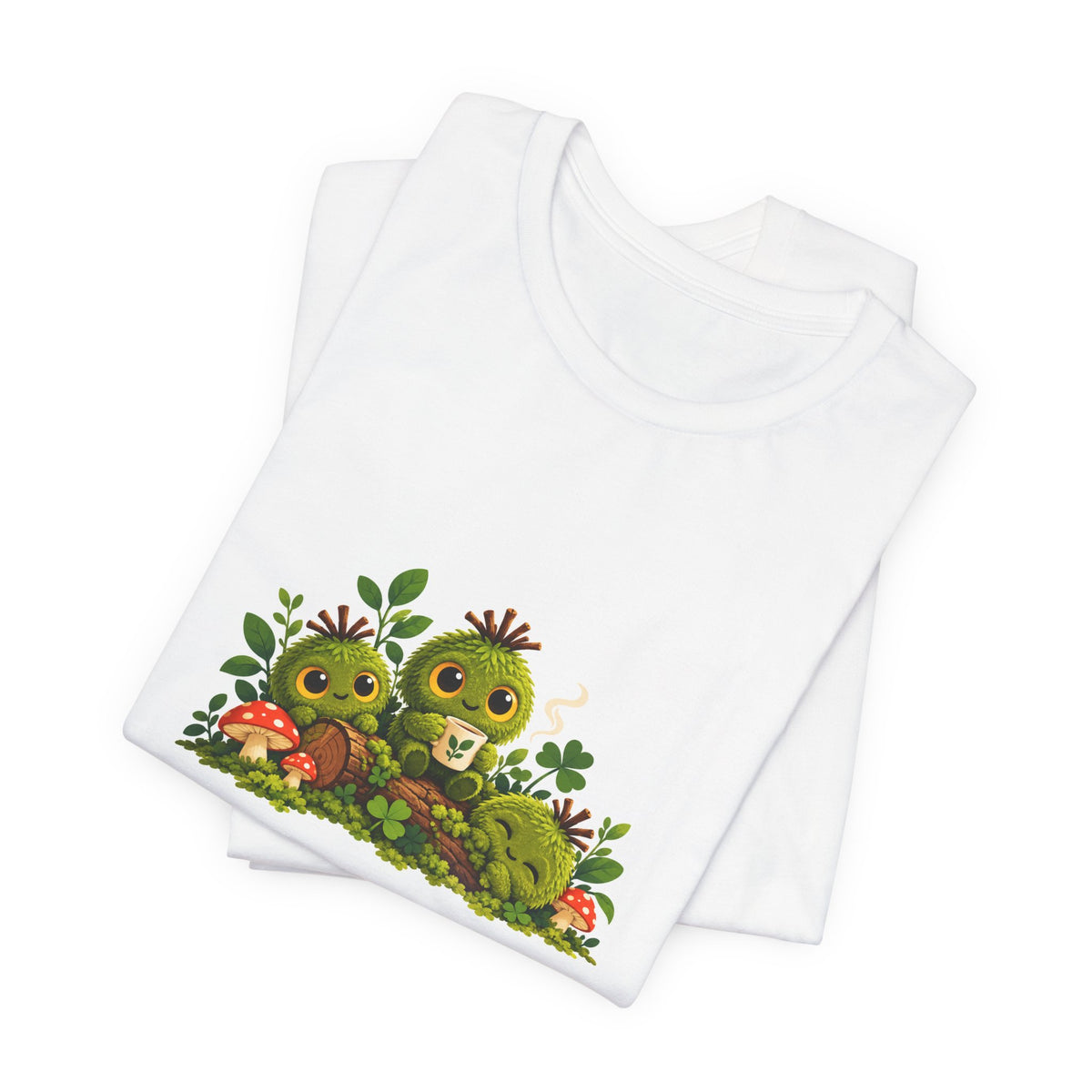 Cute Plant Monster Tee — Adorable Green Creature Garden T-Shirt