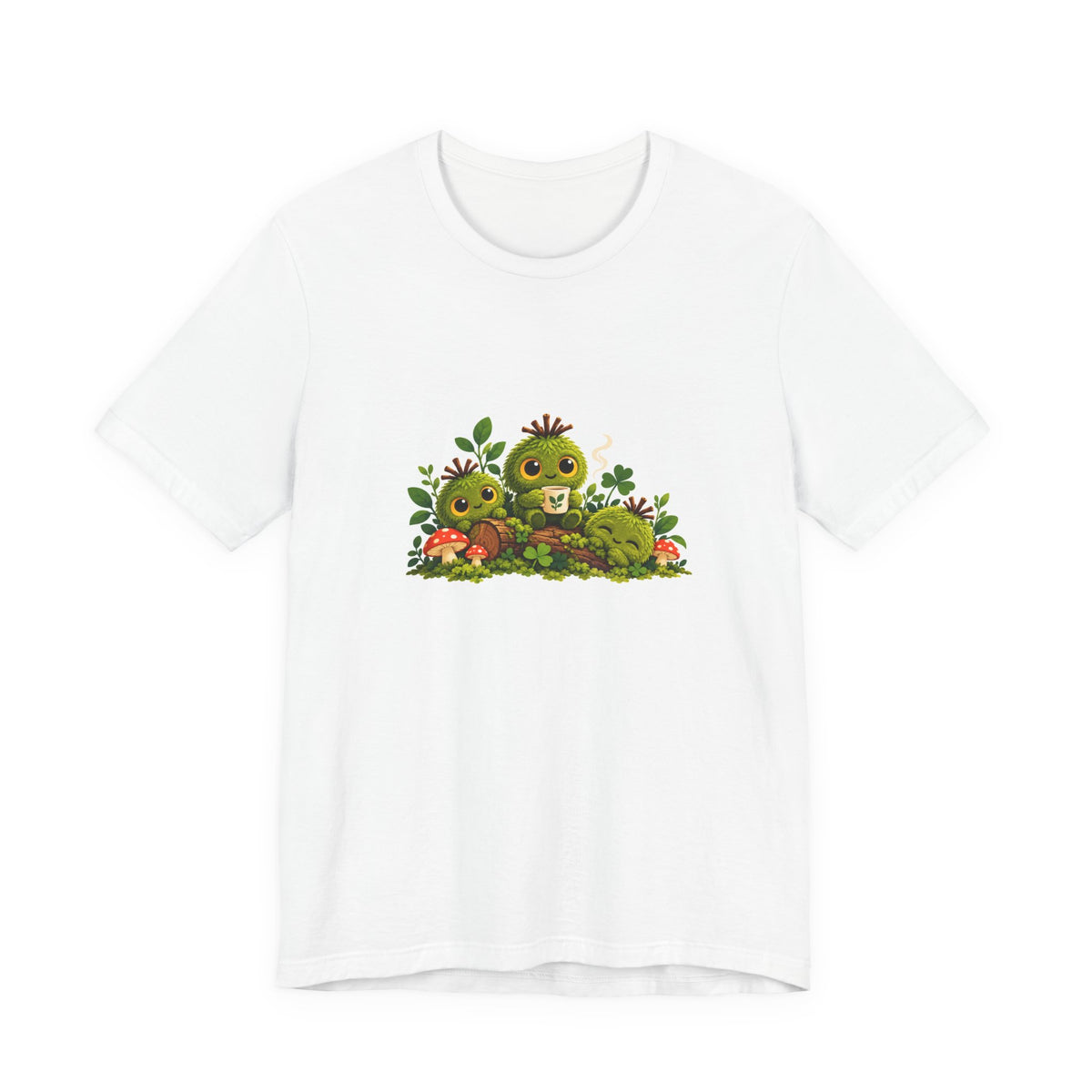 Cute Plant Monster Tee — Adorable Green Creature Garden T-Shirt