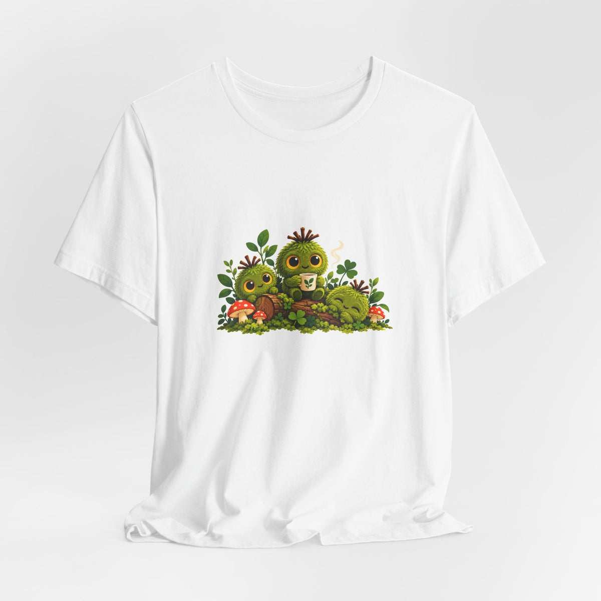 Cute Plant Monster Tee — Adorable Green Creature Garden T-Shirt