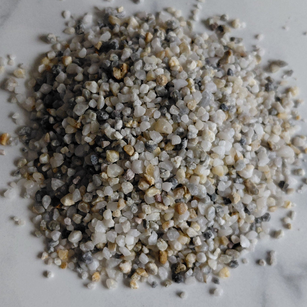 Colorful decorative gravel for terrariums and miniature landscapes