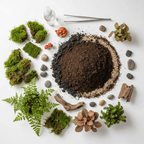 DIY Closed Terrarium Kit (No Glass)