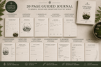 20-page MossBoss Explorer Journal with printable terrarium observation, care and growth pages