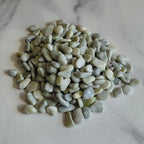 Small stones on a marble surface