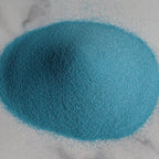 Blue decorative sand for terrariums and decorative pathways