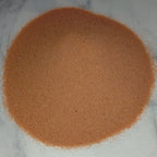 Orange decorative sand for terrariums and natural compositions