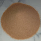 Orange decorative sand for terrariums and natural compositions