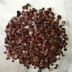 Red decorative mosaic for terrariums and decorative paths